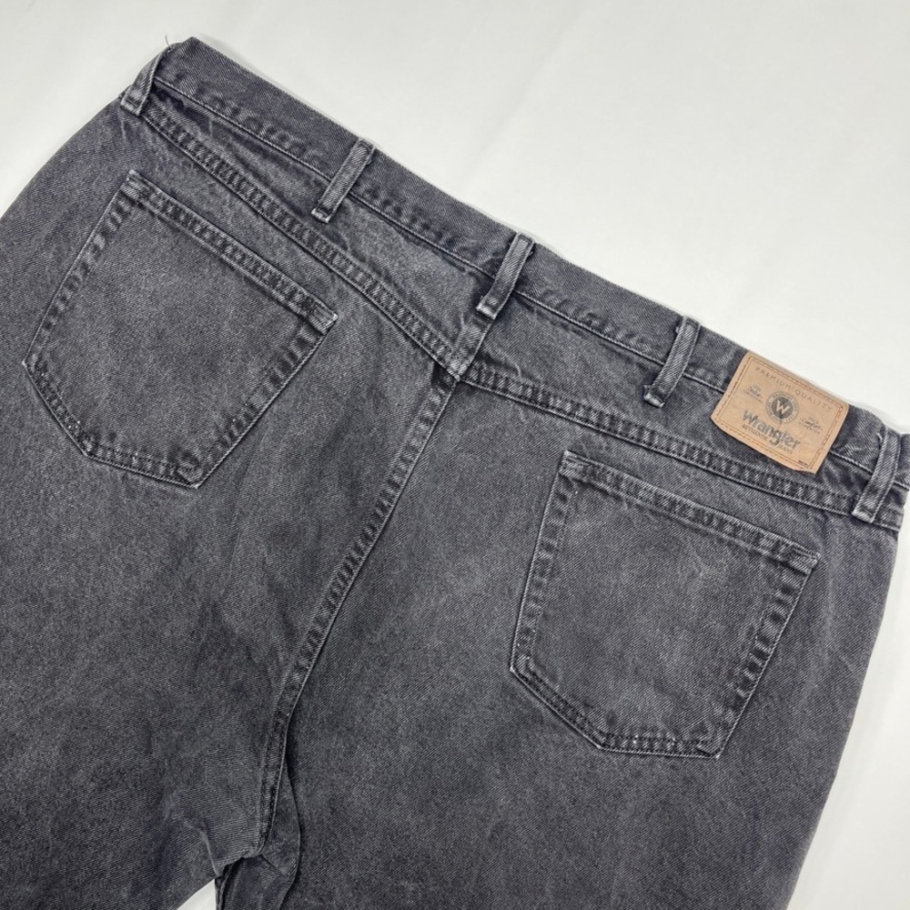 Wrangler Mens Relaxed Fit Jeans Faded Black 46x32 Vintage 90s Streetwear 97601CB